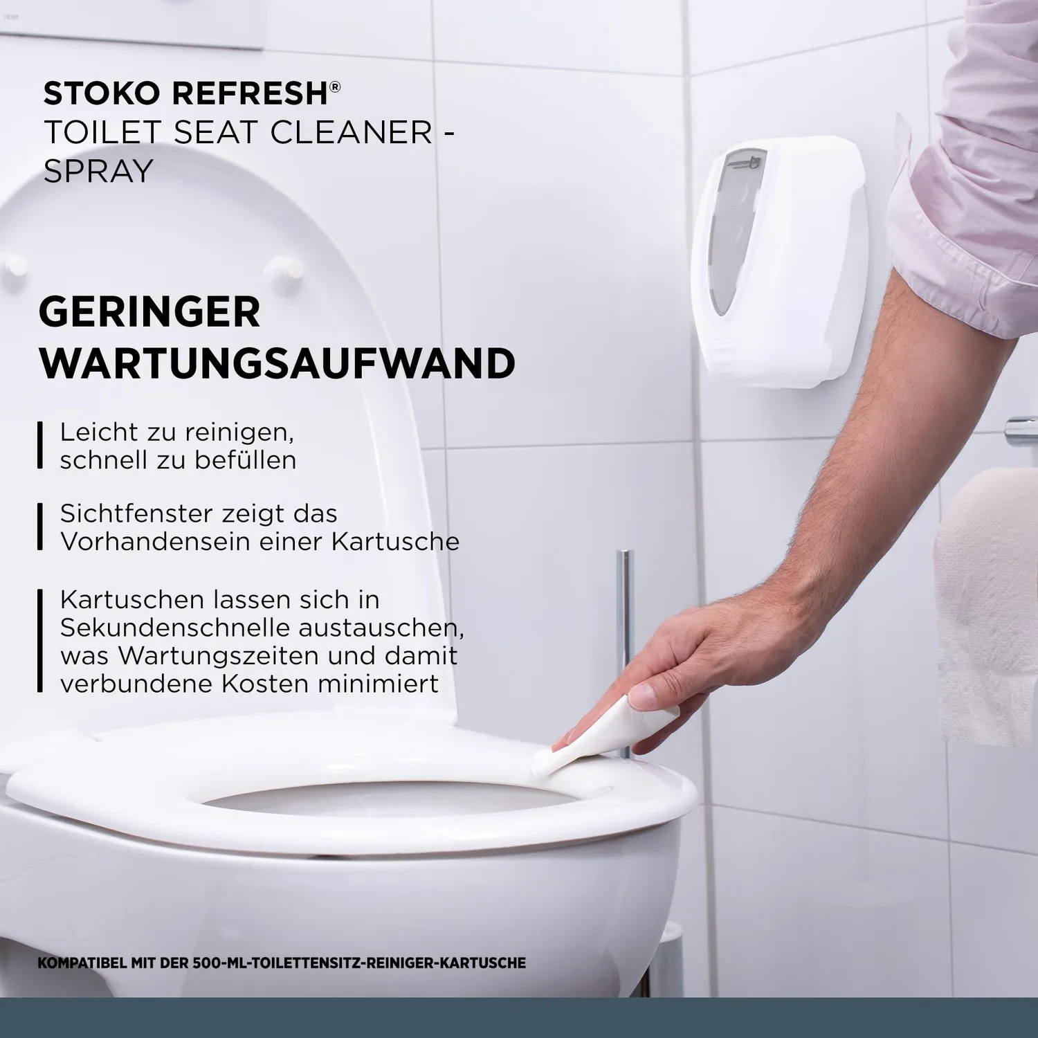 SC Johnson Professional Stoko Refresh WC-Sitzreiniger Spender 500 ml
