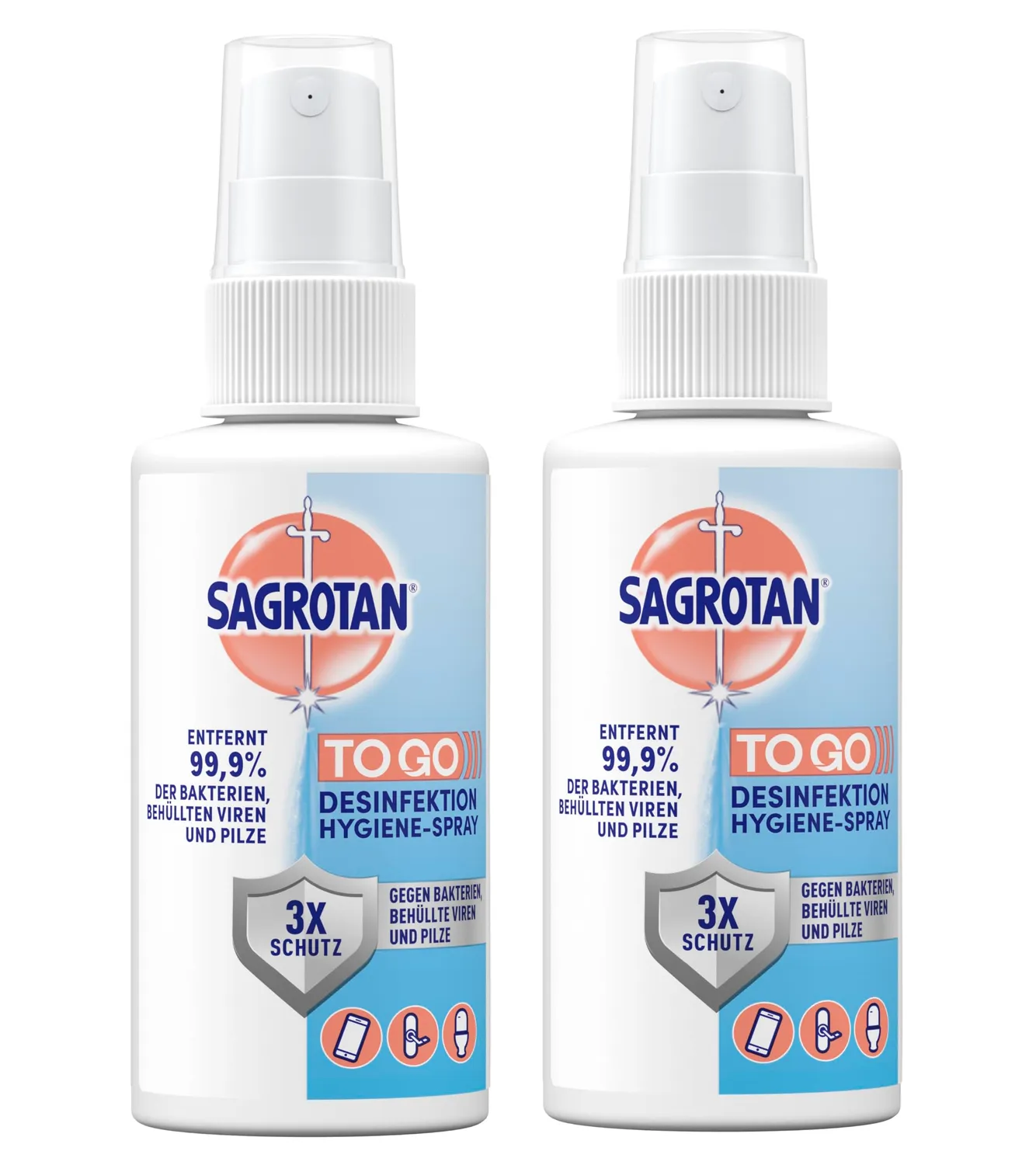 Sagrotan Hygiene Pumpspray Mini 100ml für unterwegs