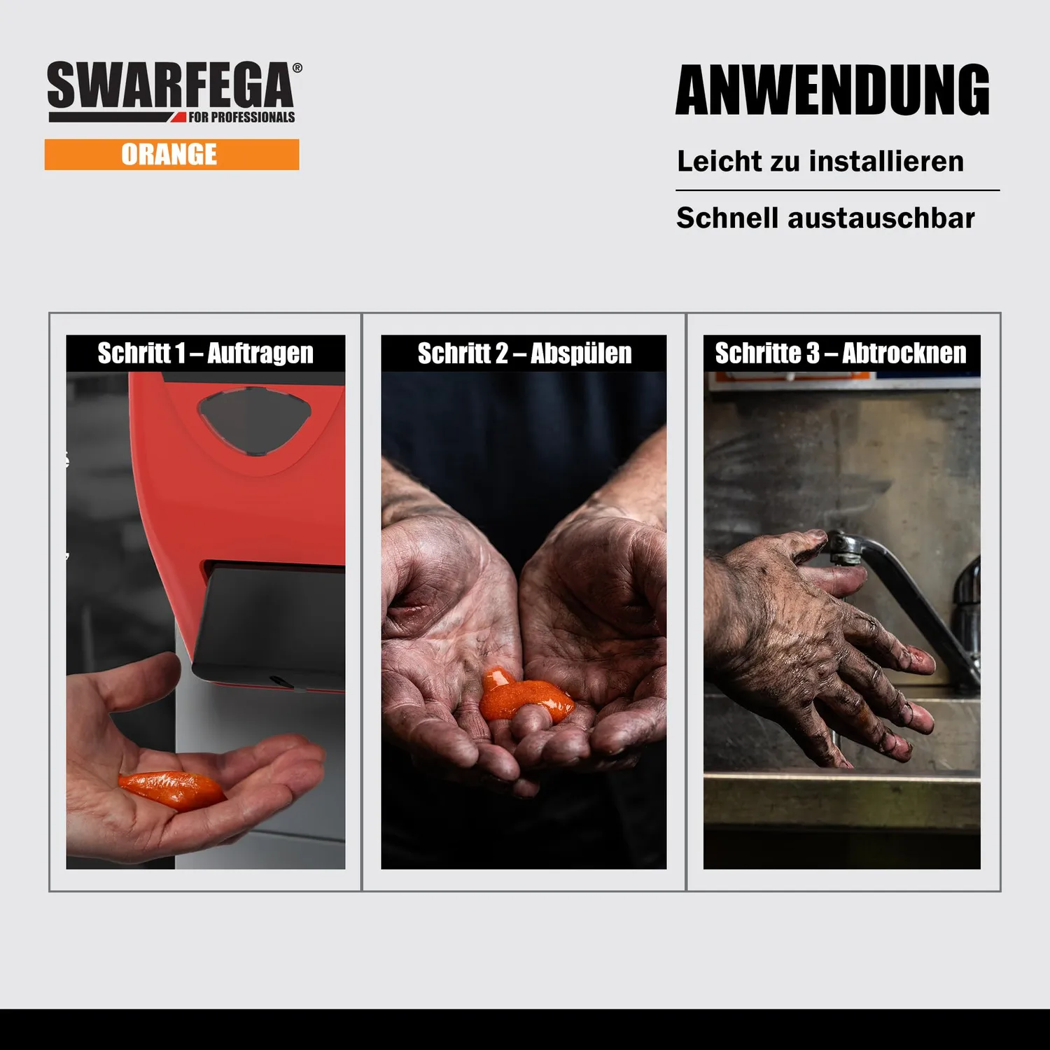 Swarfega Orange Industrieller Handreiniger 4L lösungsmittelfrei