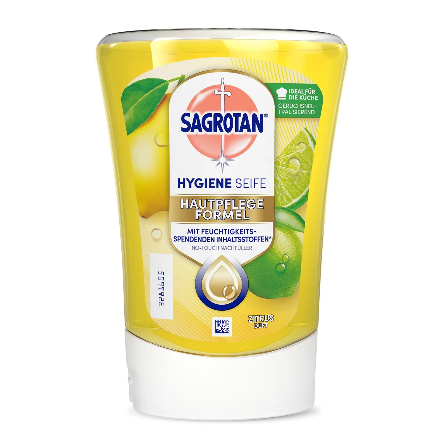 Sagrotan No-Touch Küchenseife Zitrus Handseife 5x250ml pflegend