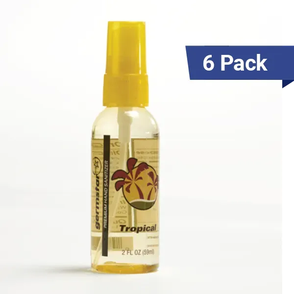 Germstar Tropical Desinfektionsspray 59ml 6er Pack Frucht