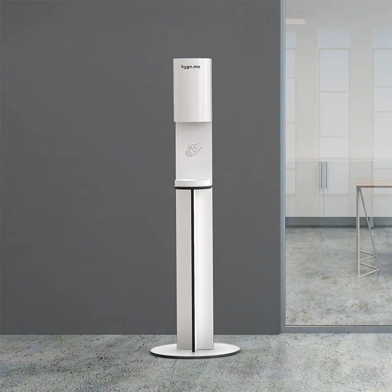 hygn.me Station 3 column Standspender weiß Säule
