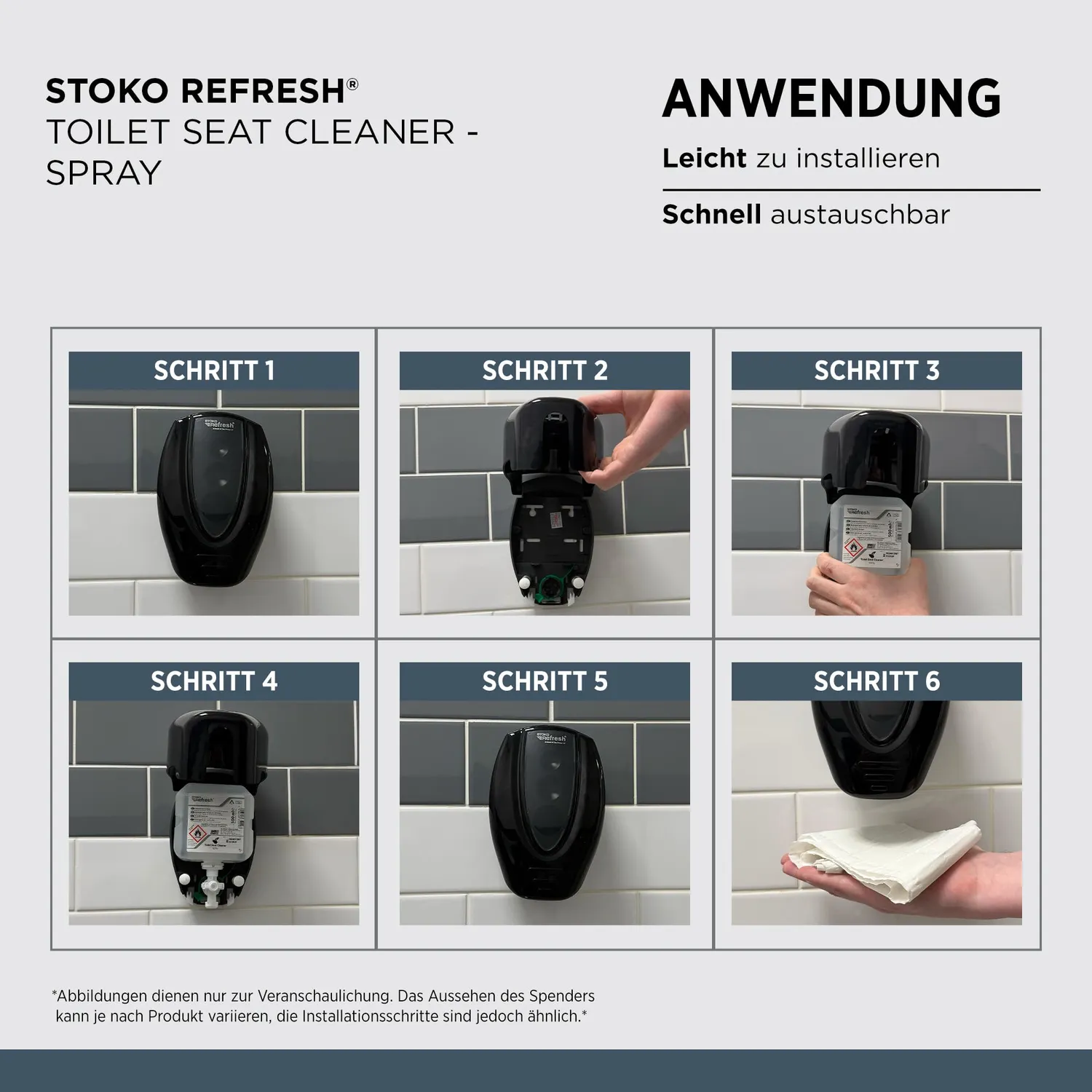 SC Johnson Professional Stoko Refresh WC-Sitzreiniger Spender 500 ml