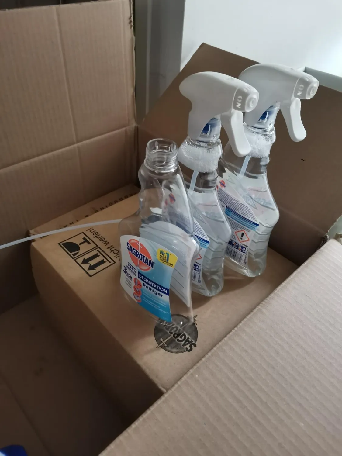 Sagrotan Desinfektions-Reiniger Spray 500ml ohne Bleiche
