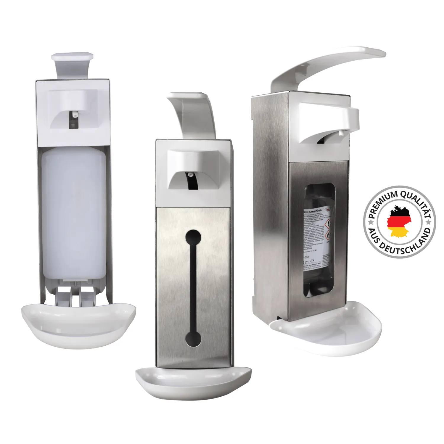 Euraneg SD6010 Armhebelspender Edelstahl 250-1000ml Schaum