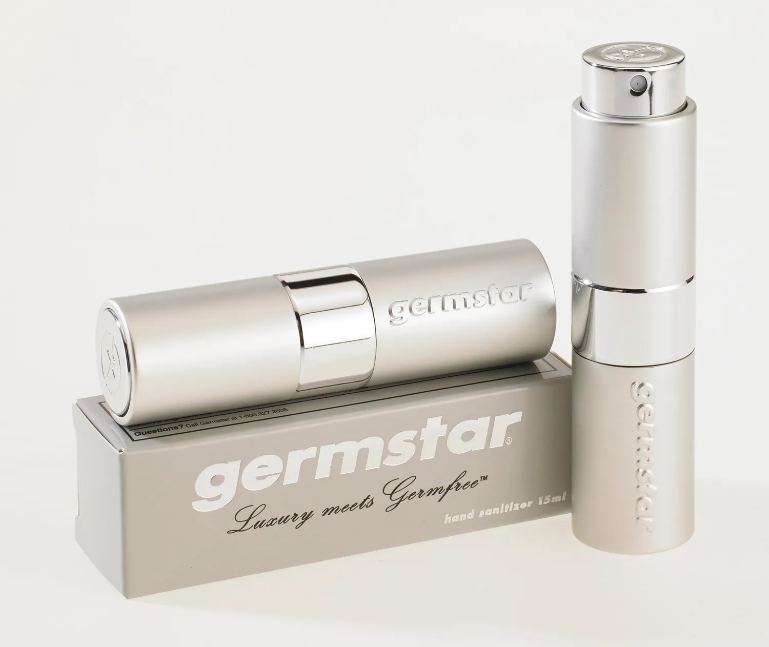 PURLUXE Silver Twist Händedesinfektion 15ml Aqua