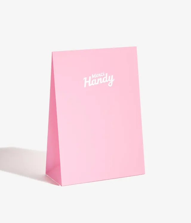 Merci Handy Geschenkbeutel Pochette rosa wiederverwendbar