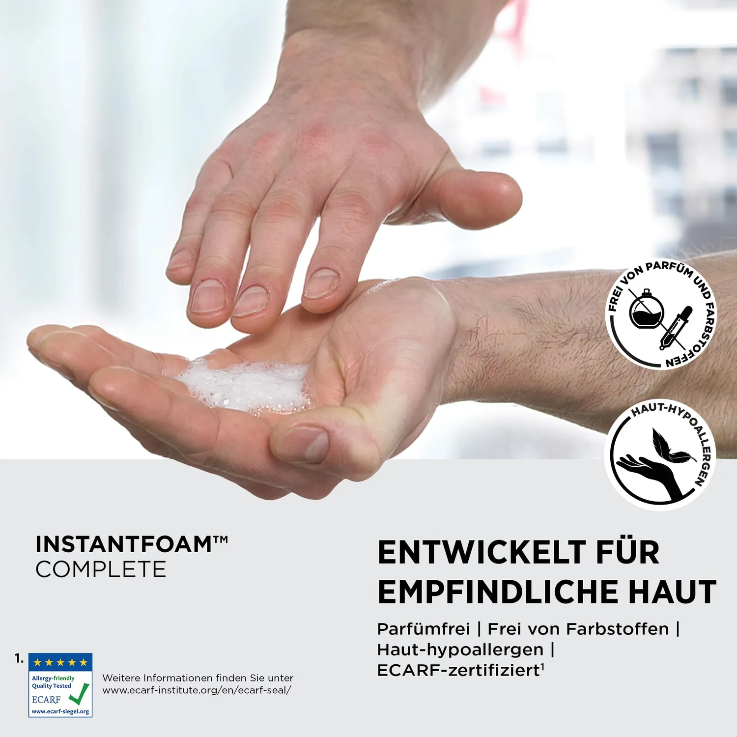 SC Johnson InstantFOAM Complete Schaum 47 ml parfümfrei