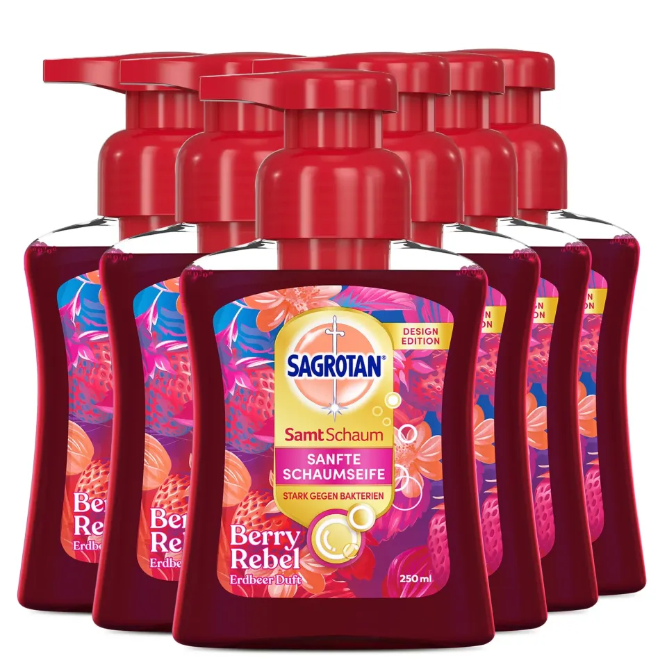 Sagrotan Schaumseife Erdbeeren Design Edition 250ml sanft