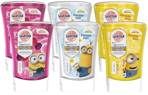 Sagrotan No-Touch Kids Nachfüllung 6x250ml Beere mild