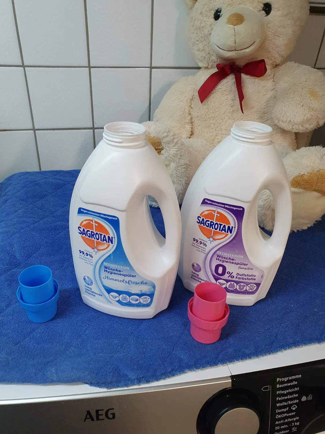 Sagrotan Sensitiv Wäsche-Hygienespüler 5x1,2 L duftfrei