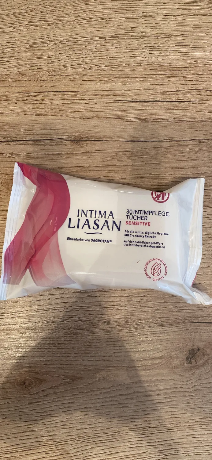 Intima Liasan Sensitive Intimpflegetücher 30 Stück seifenfrei