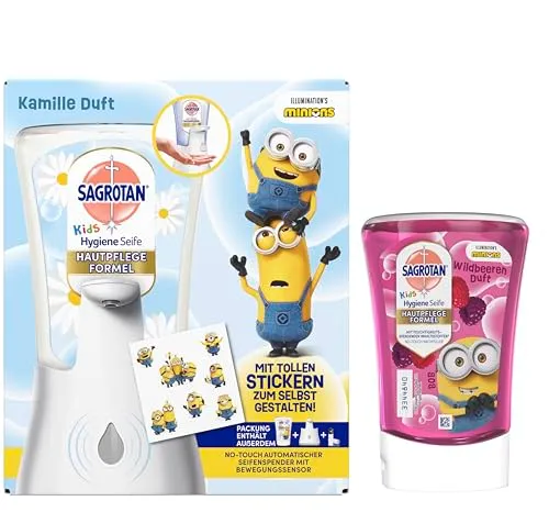Sagrotan No-Touch Kids Seifenspender Set 250 ml Wildbeere