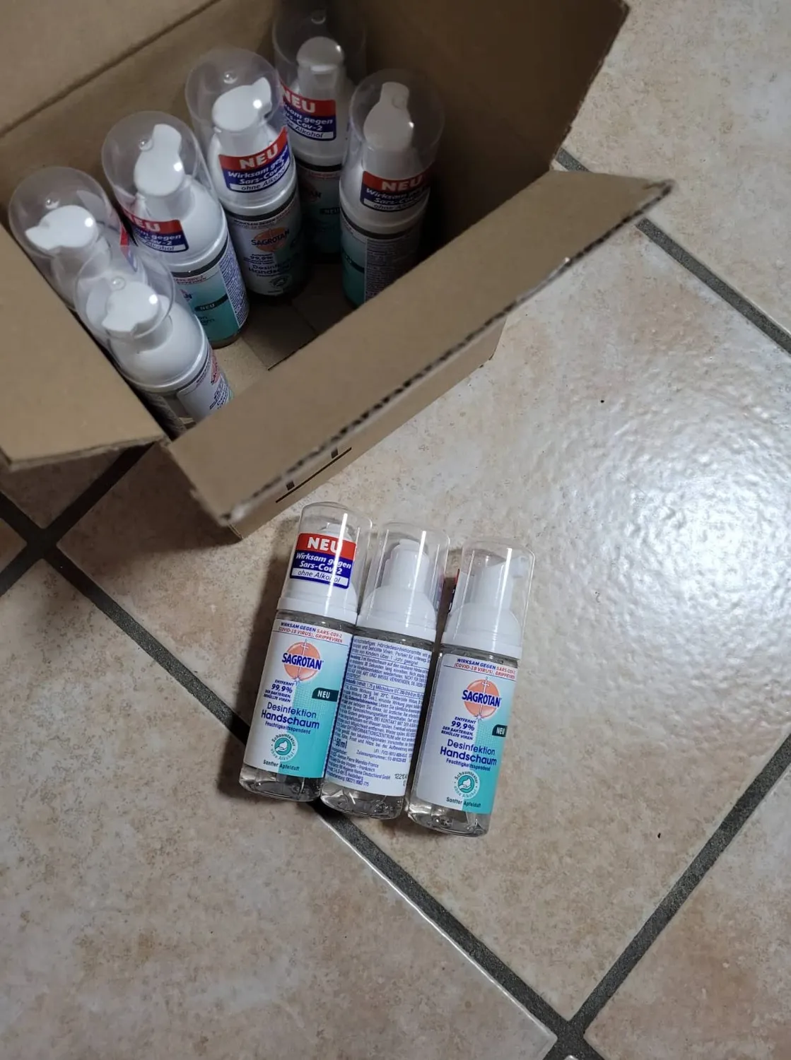 Sagrotan Desinfektion Handschaum 12x50ml alkoholfrei