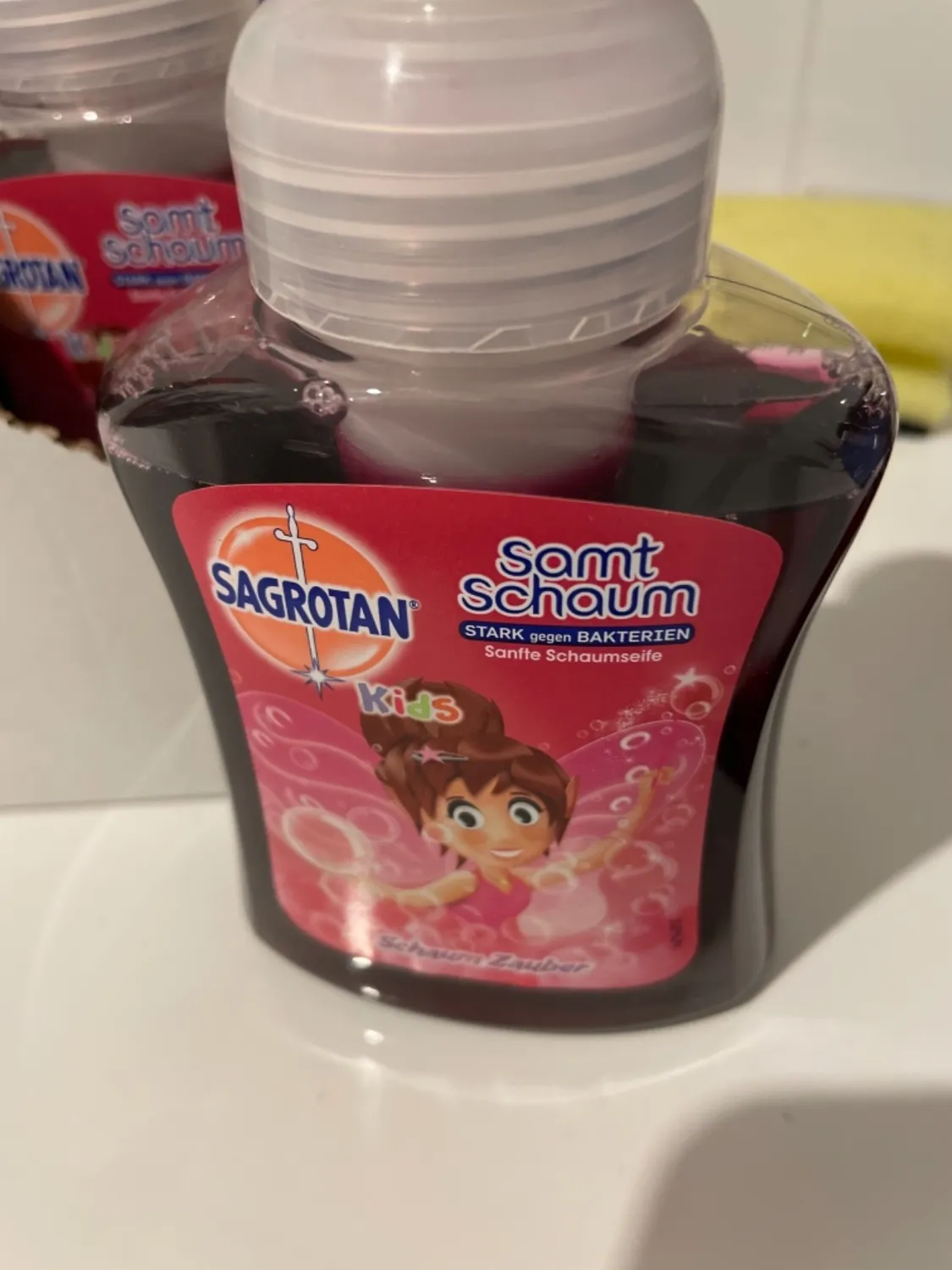 Sagrotan Kids Samt-Schaumseife Erdbeere Schaum 6x250 ml