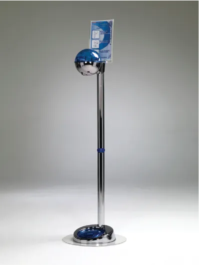 Germstar Bodenständer Chrom für 32oz Spender freistehend