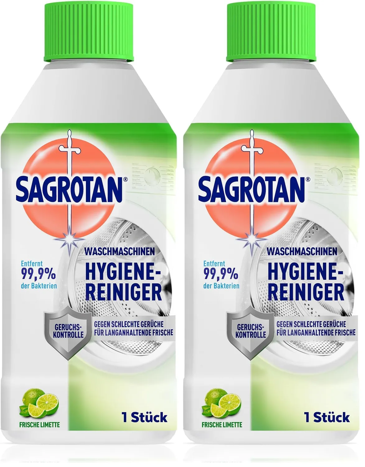 Sagrotan Waschmaschinen Hygiene-Reiniger Limette 4x250ml