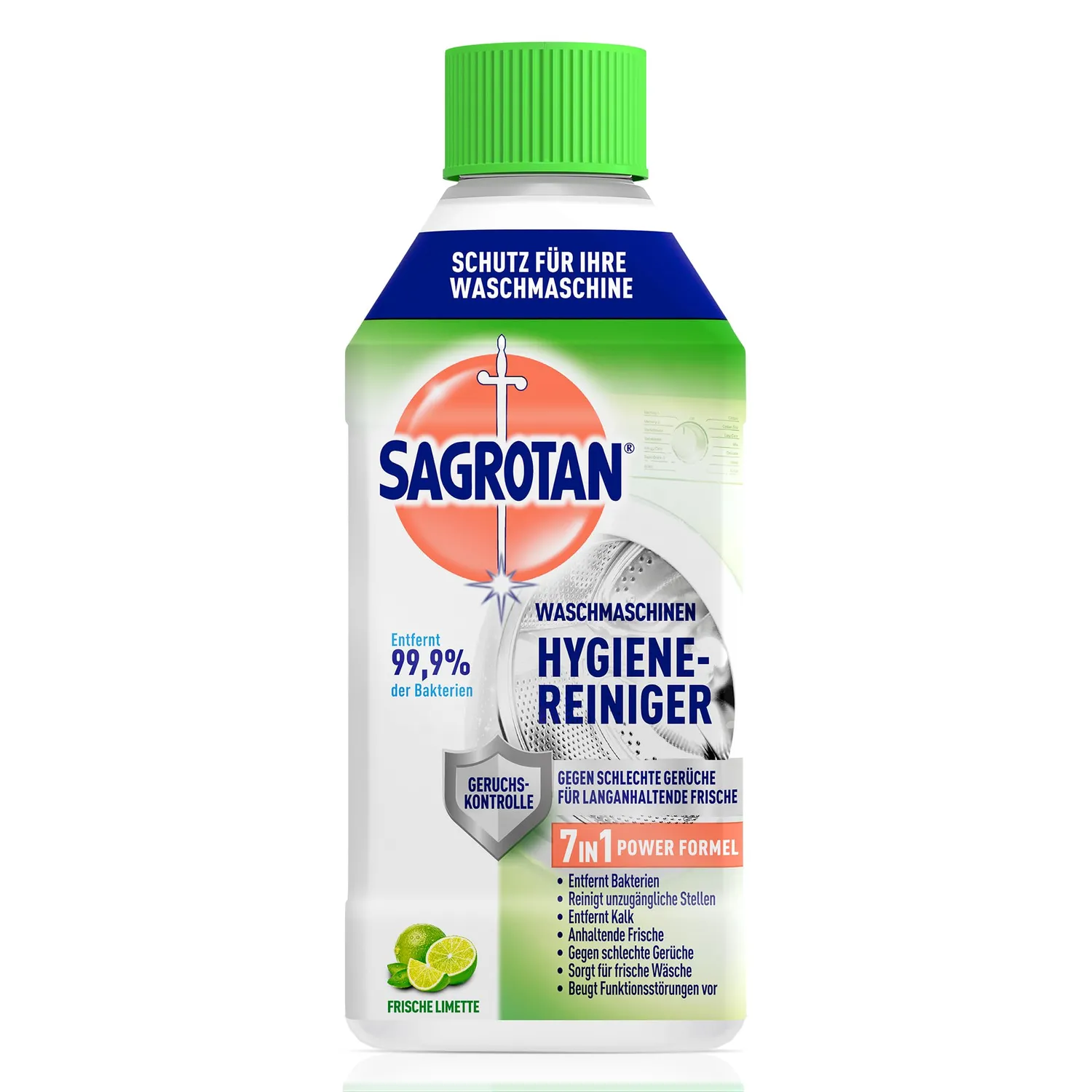 Sagrotan Waschmaschinen Hygiene-Reiniger Limette 4x250ml