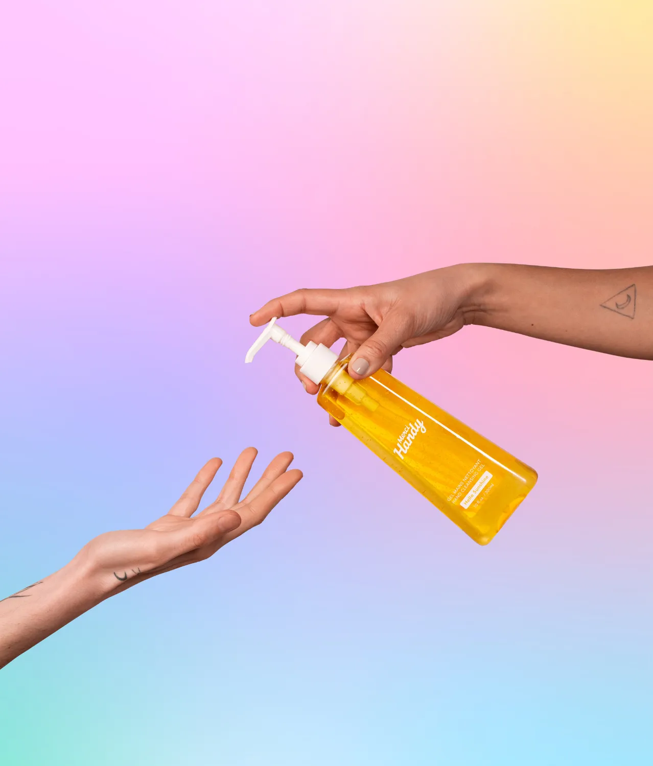 Merci Handy Hello Sunshine Handgel 300ml Monoi-Duft