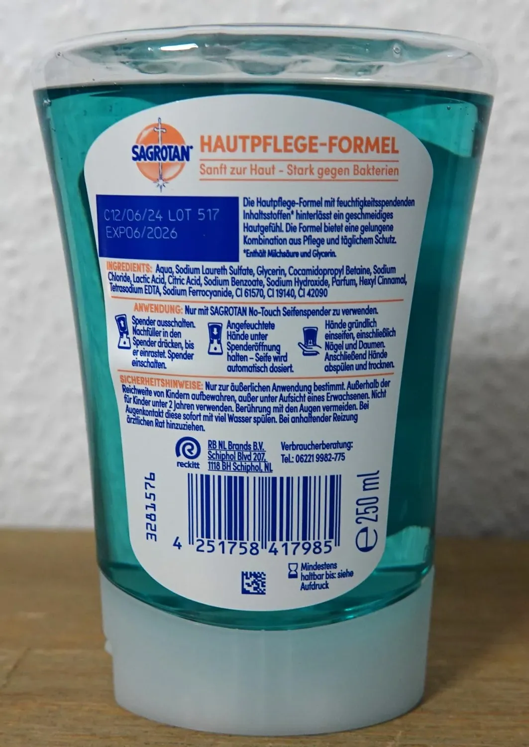 Sagrotan No-Touch Nachfüller 5x250ml Summer Seife