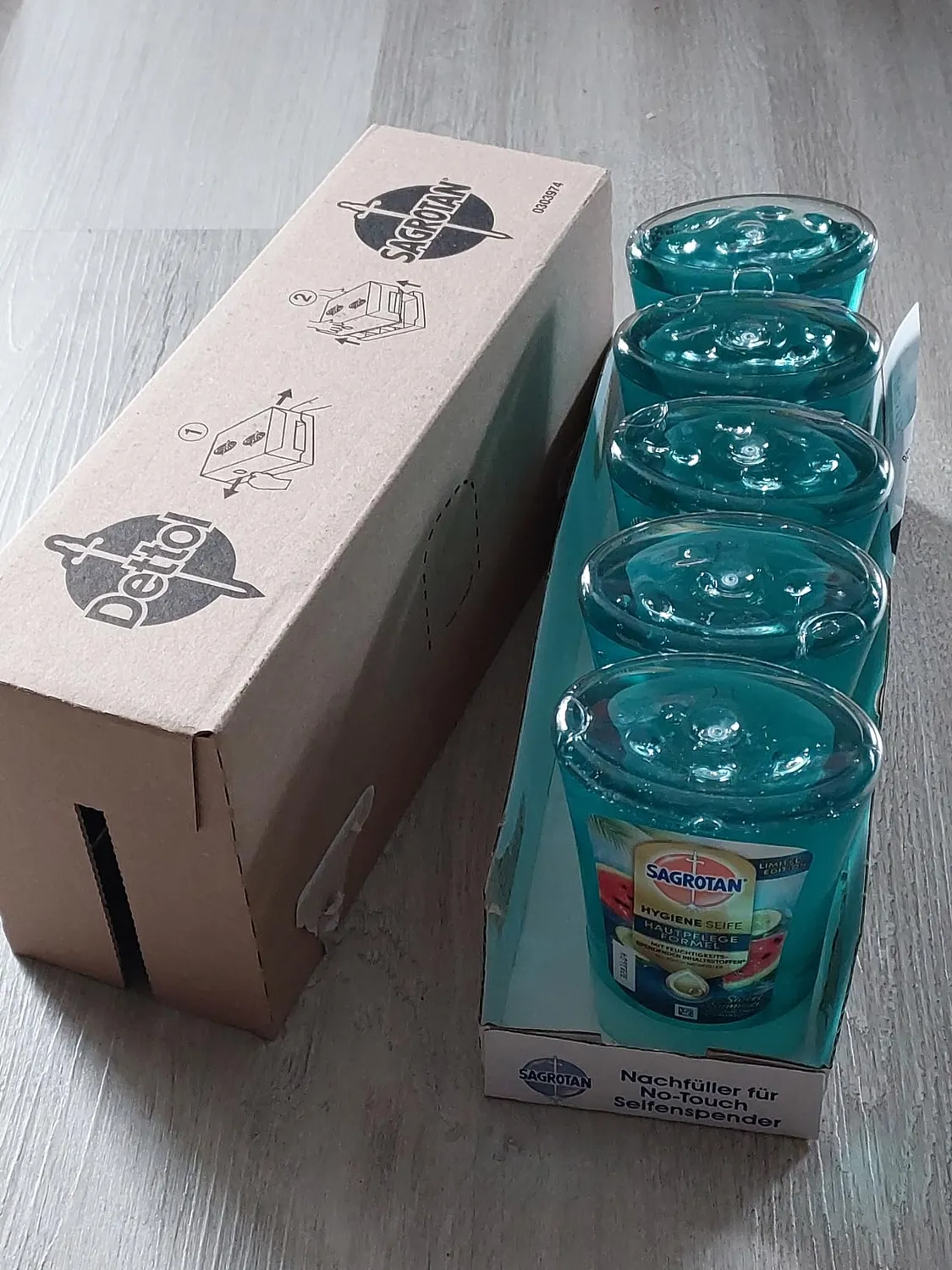 Sagrotan No-Touch Nachfüller 5x250ml Summer Seife