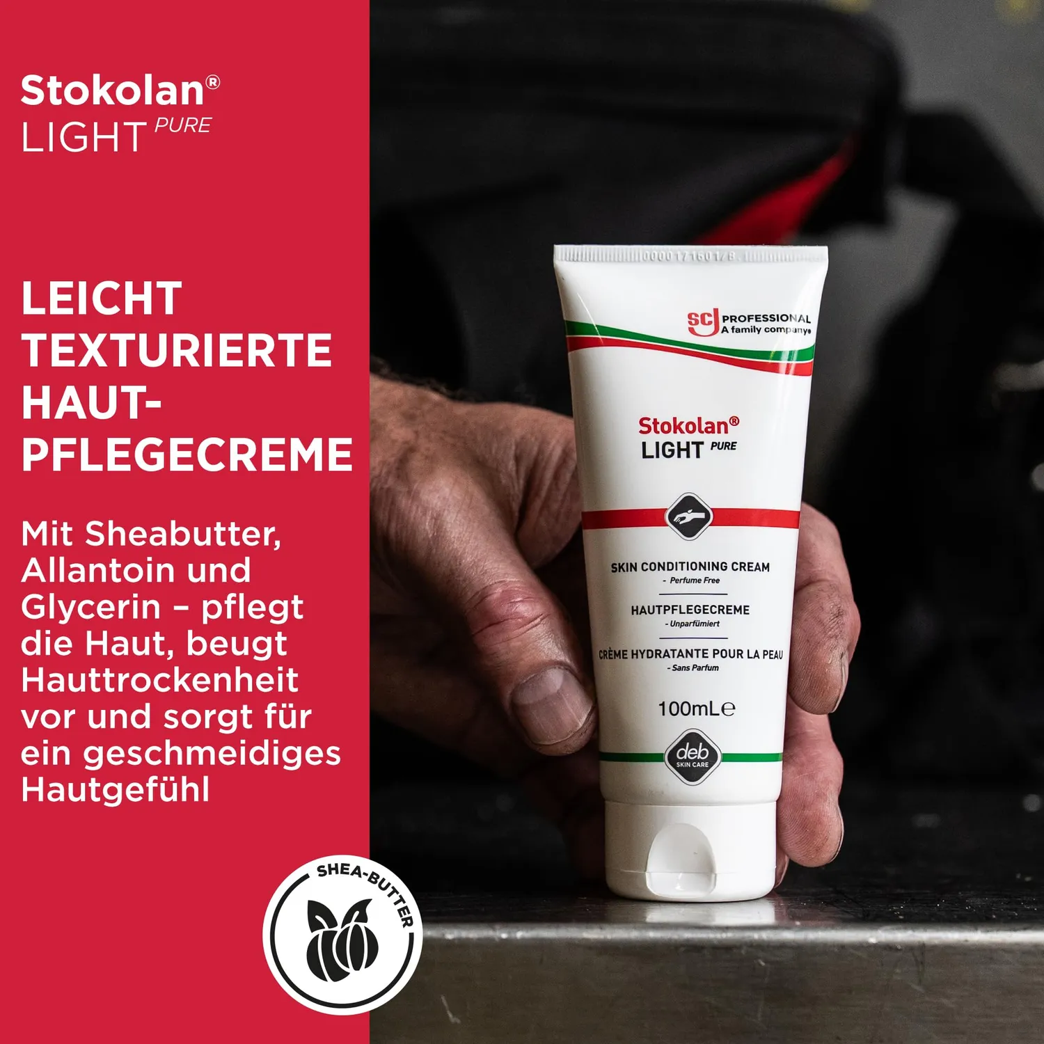 Stokolan Light Pure Hautcreme 100 ml parfümfrei