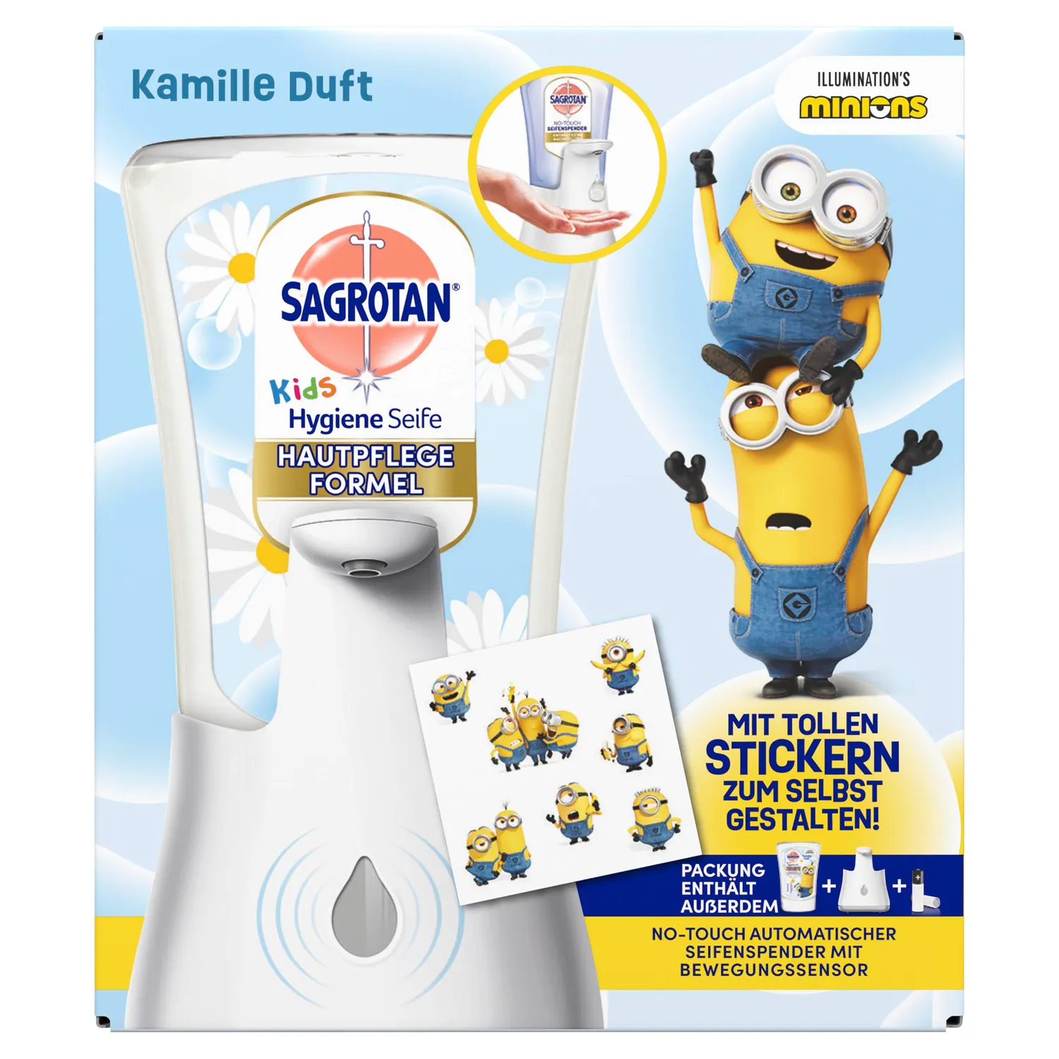 Sagrotan No-Touch Kids Seifenspender Set 250 ml Wildbeere