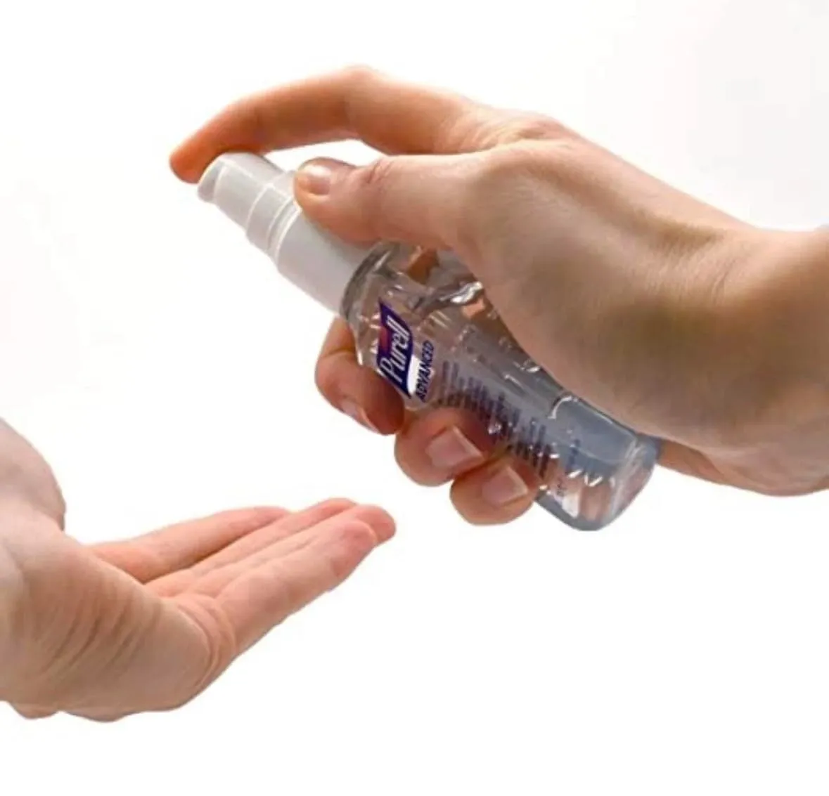 Purell Advanced Händedesinfektionsmittel 60ml Pumpflasche unparfümiert