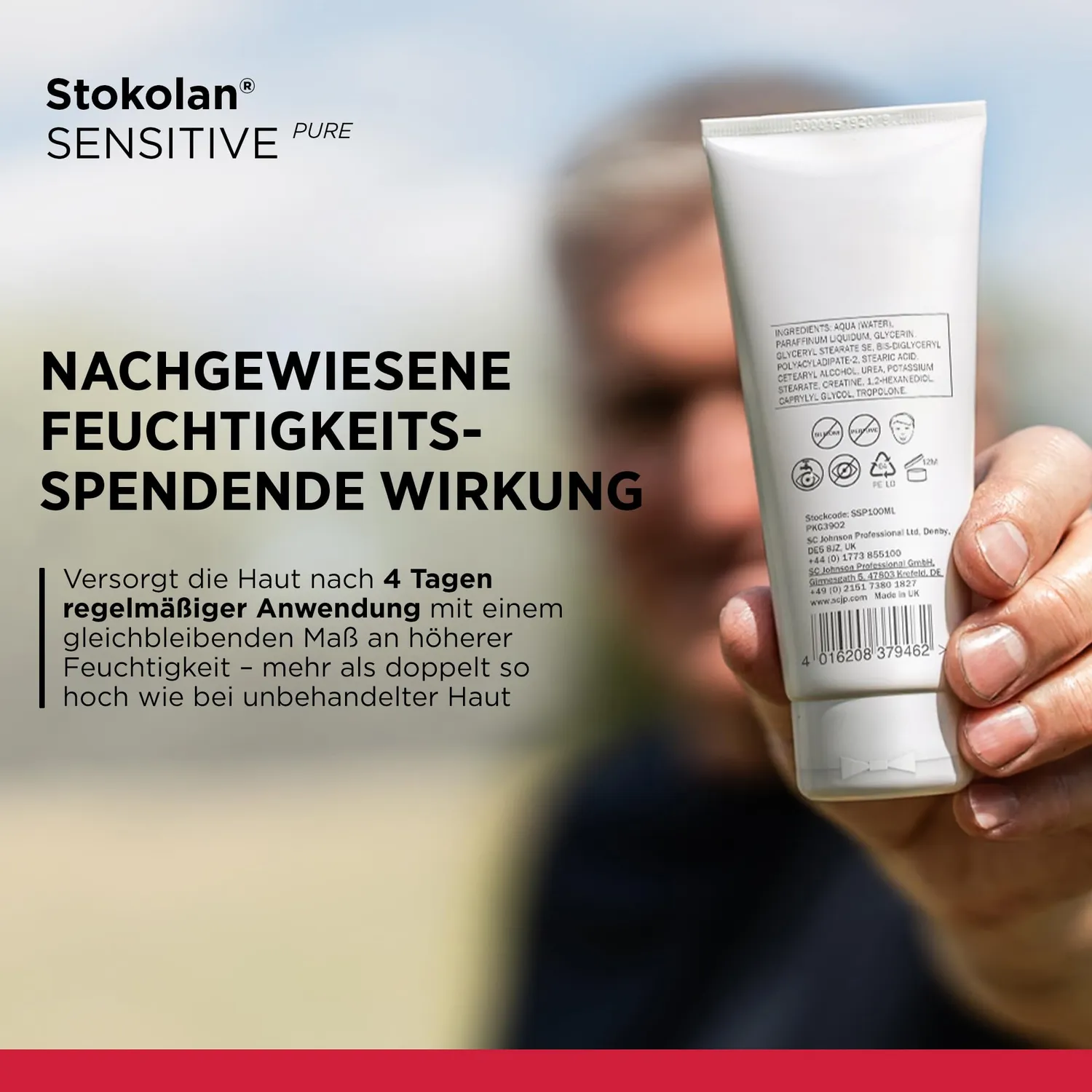 SC Johnson Stokolan Sensitive Pure Creme 100ml parfümfrei