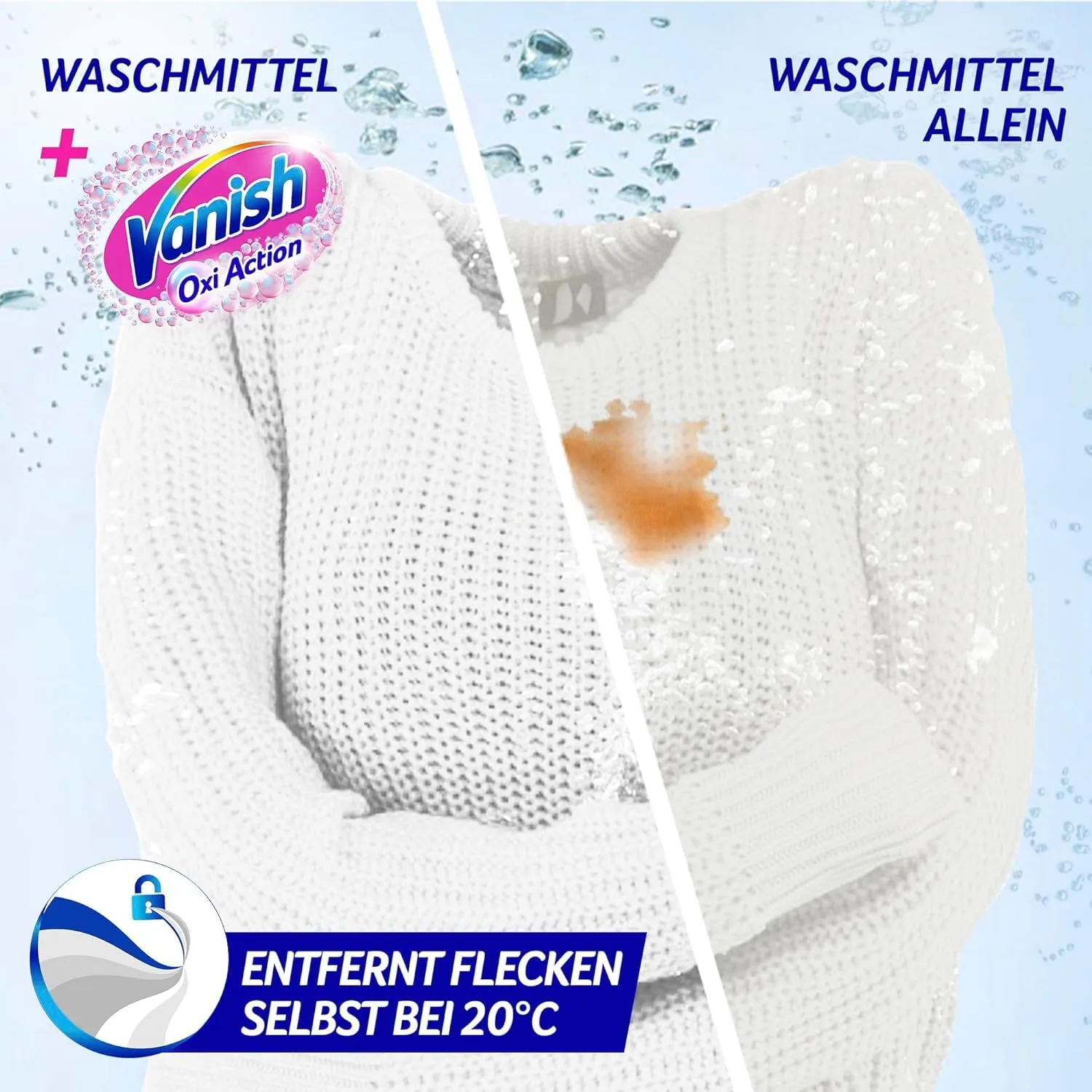 Sagrotan Wäsche-Hygienespüler 1,5L + Vanish 1,65 kg Set