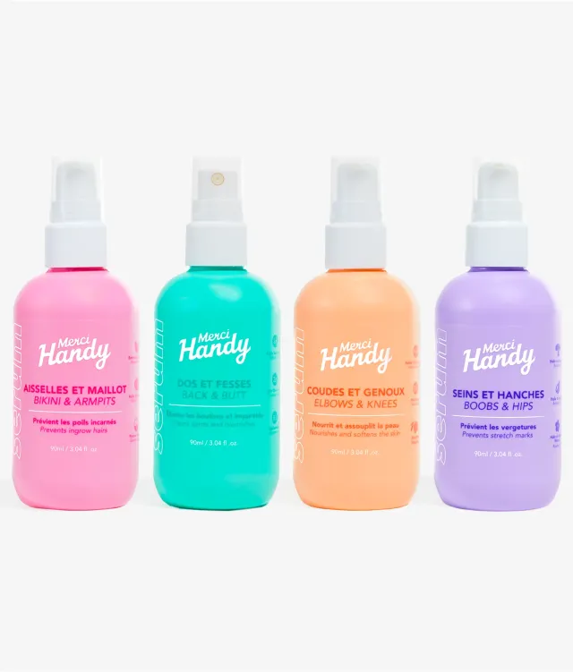Merci Handy Körperserum Set 4tlg Zonenpflege