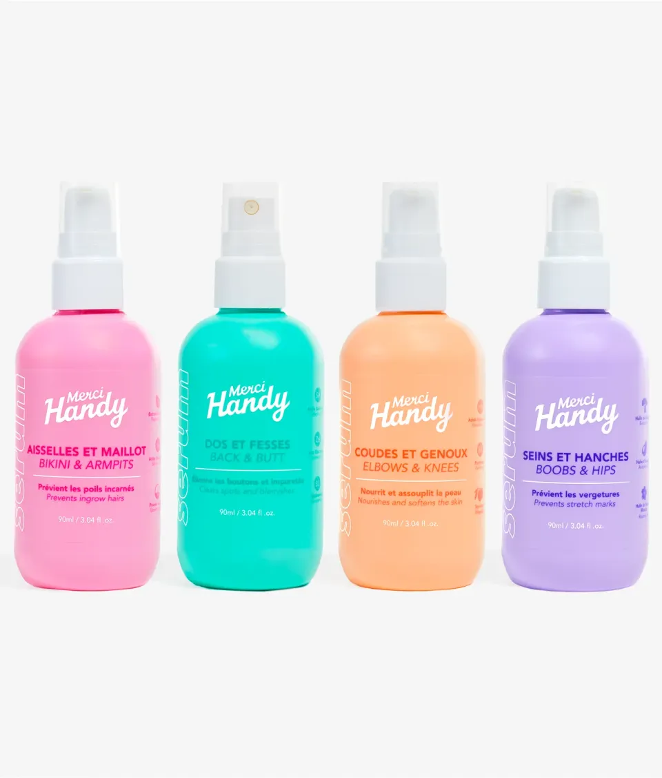 Merci Handy Körperserum Set 4tlg Zonenpflege