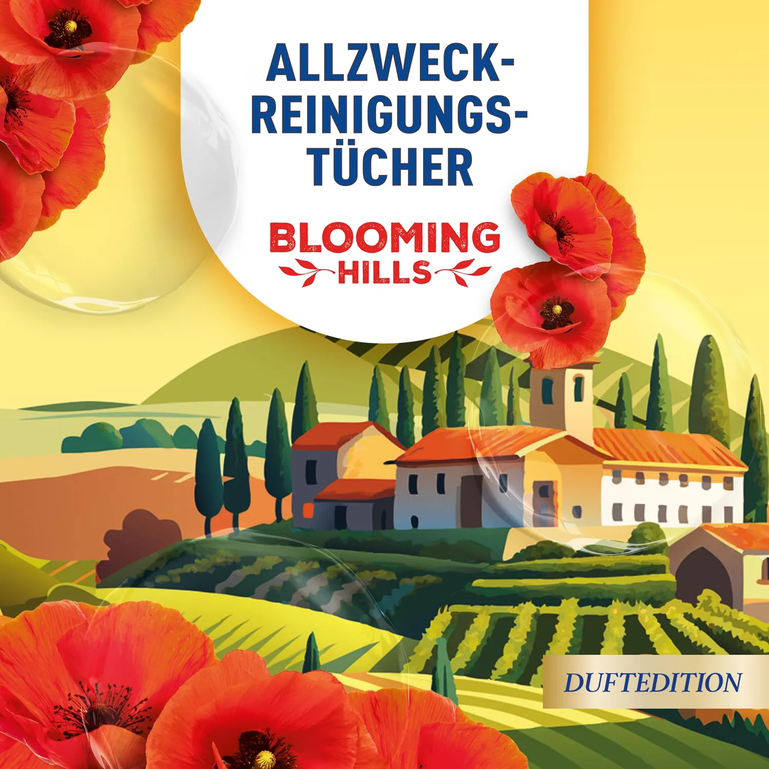 Sagrotan Allzweck Blooming Hills Reinigungstücher 6x60 antibakteriell