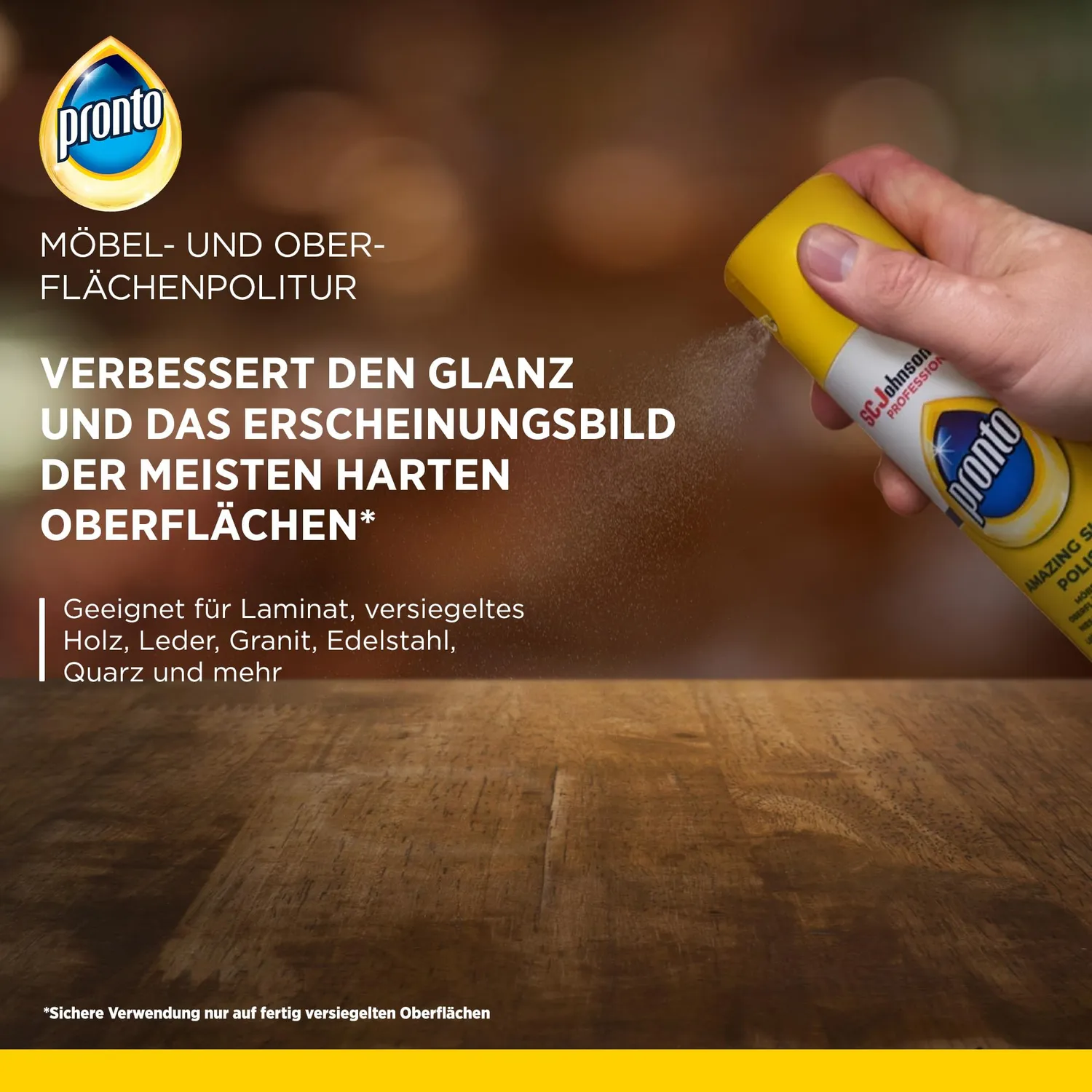 SC Johnson Professional Pronto Möbelpolitur Spray 400 ml floral