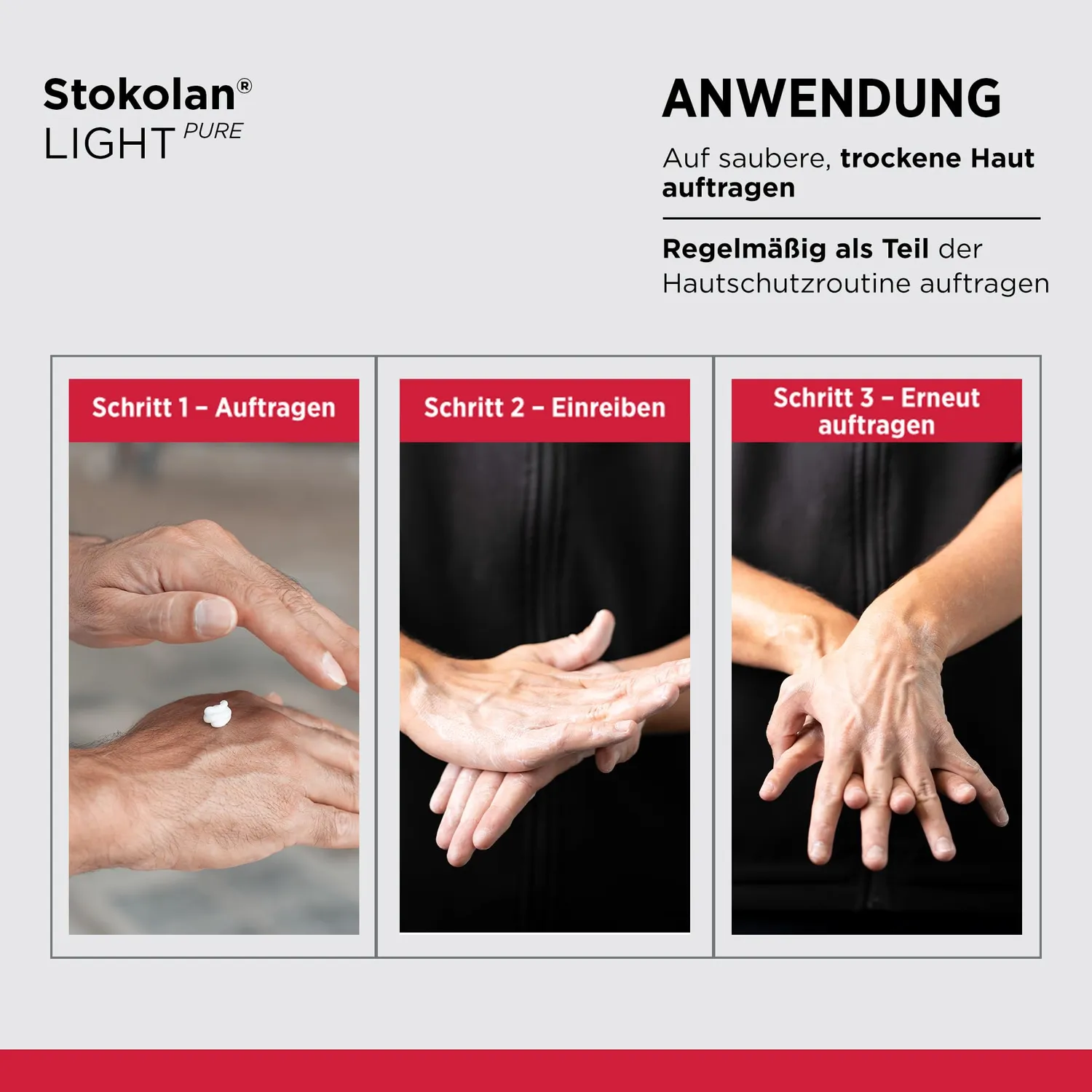 Stokolan Light Pure Hautcreme 100 ml parfümfrei