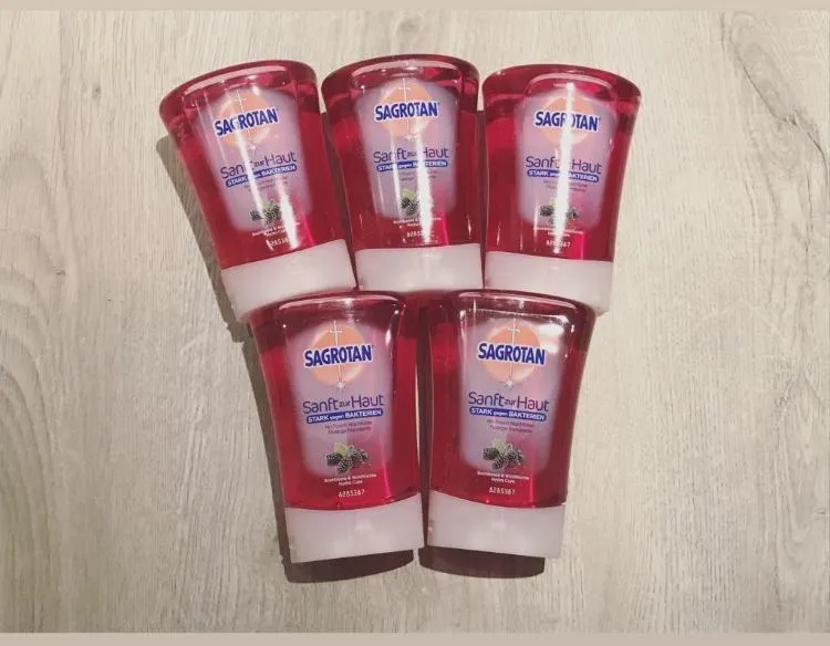 Sagrotan No-Touch Nachfüller Handseife Apfelwiese 5x250ml
