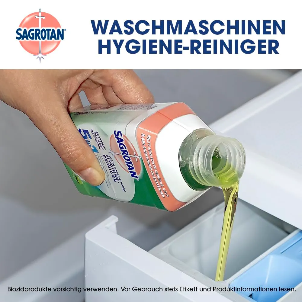 Sagrotan Waschmaschinen Hygiene-Reiniger Limette 4x250ml