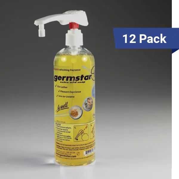 Germstar Extra Mild Soap Pumpflasche 473ml 12er Pack mild