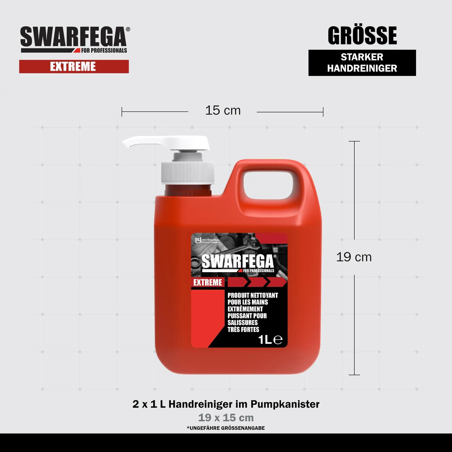 SC Johnson Swarfega Extreme Handreiniger 2x1 L Orange