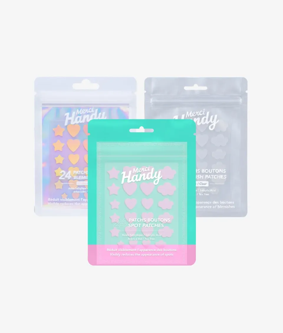 Merci Handy Trio Patchs Boutons Pickelpatch 3 Stile