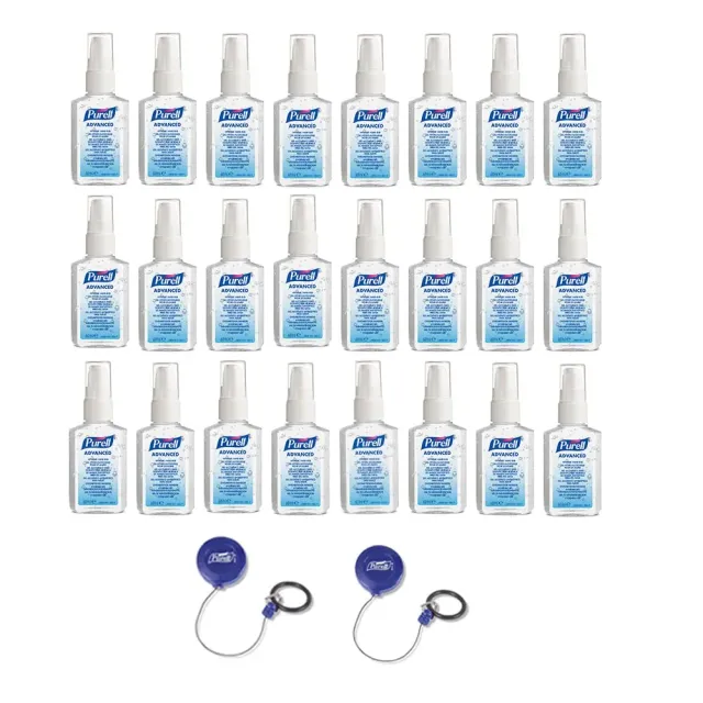 Purell Advanced Händedesinfektionsmittel 24x60 ml mit Clip