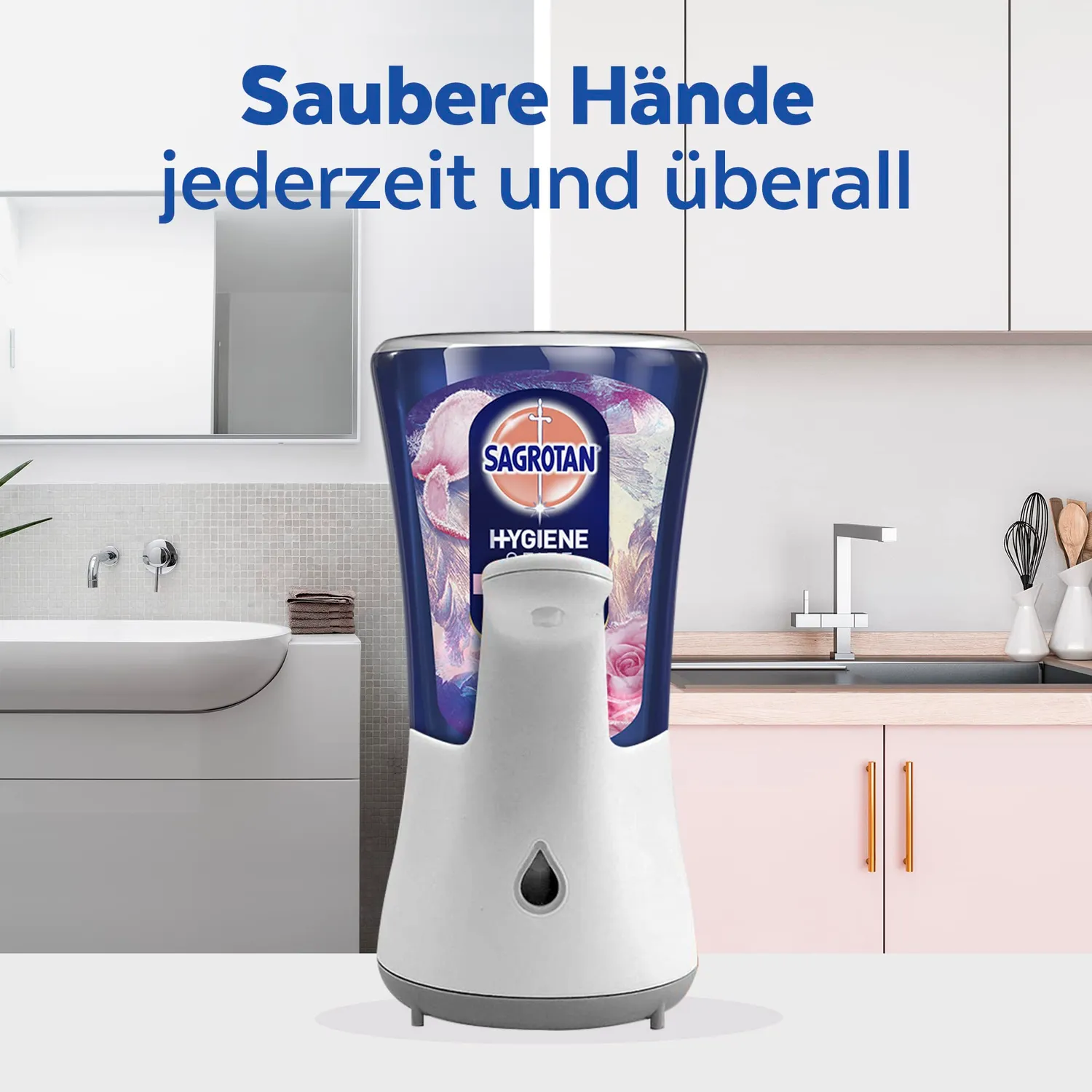 Sagrotan No-Touch Nachfüller 5x250ml Eis Rose Seife