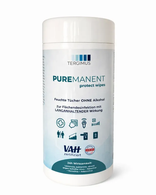 Puremanent Protect Desinfektionstücher Spenderdose fusselfrei