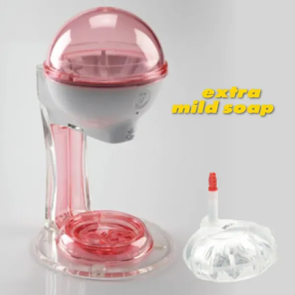 Germstar G2 Spender-Starterkit 355ml Weiß/Pink Seife