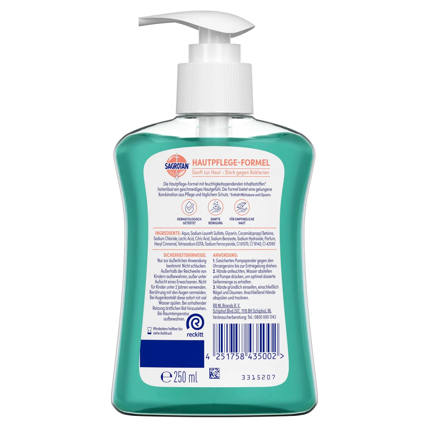 Sagrotan Floral Coast Hygieneseife 3x250ml Wassermelone