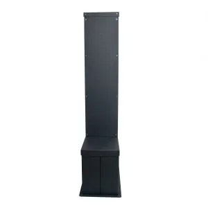 Euraneg SD110-d Standsäule Stahl schwarz Desinfektionssäule