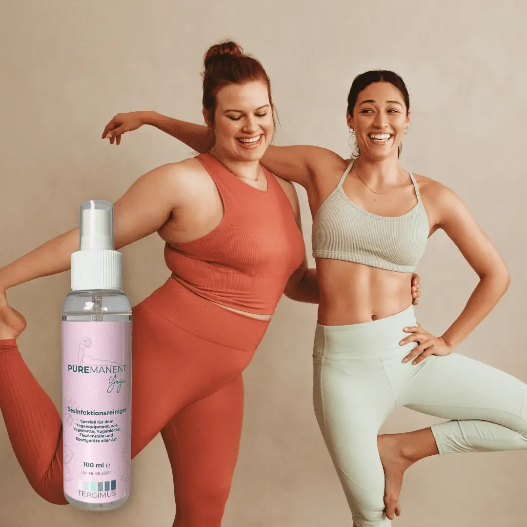 Puremanent Yoga Yogamatten-Reiniger Spray 100ml für unterwegs alkoholfrei