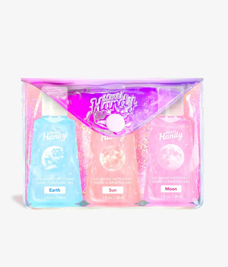 Merci Handy Galaxy Handreinigungsgel Trio 3er Set