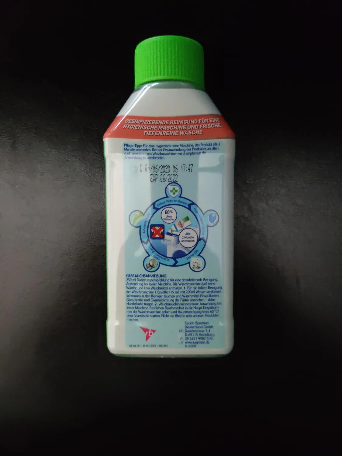 Sagrotan Waschmaschinen Hygiene-Reiniger Limette 4x250ml