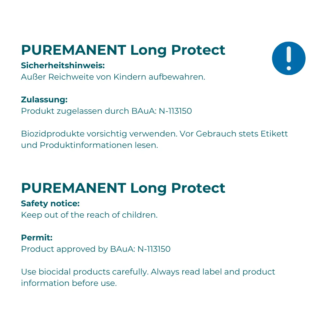Puremanent Long Protect Flächendesinfektion 100ml 7 Tage